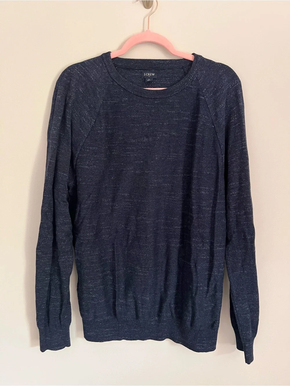 J. Crew Navy Pullover, Gray Cardigan & Red Zip Hoodie Set